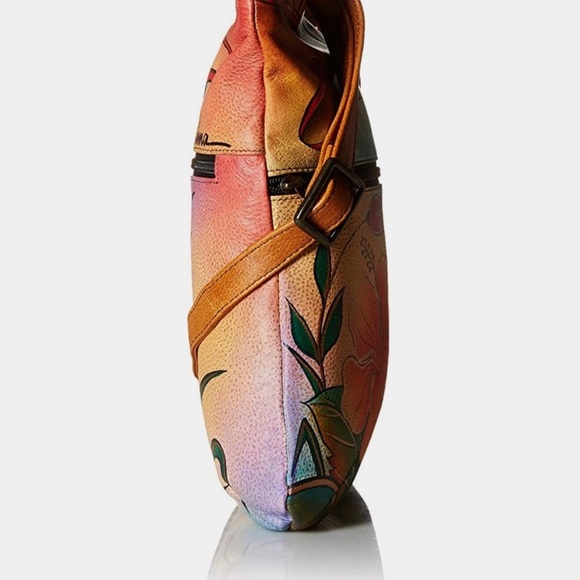 - Slim Cross Shoulder Bag Anna By Anuschka - Picture 6 of 6